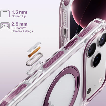 MagSafe Case for Apple iPhone 18 Pro Max / 17 Pro Max, Torras, Ostand O3 Light, Purple