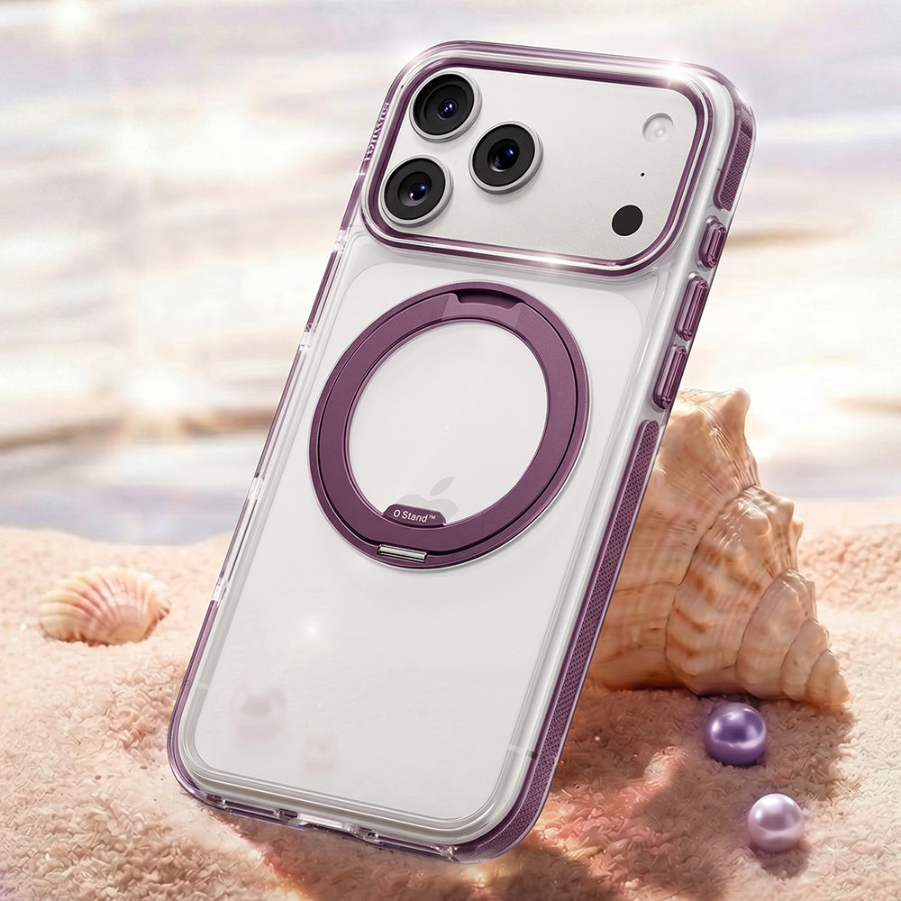 MagSafe Case for Apple iPhone 18 Pro Max / 17 Pro Max, Torras, Ostand O3 Light, Purple