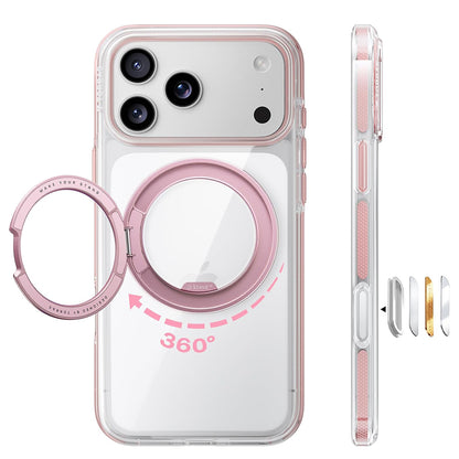 MagSafe Case for Apple iPhone 18 Pro Max / 17 Pro Max, Torras, Ostand O3 Light, Pink