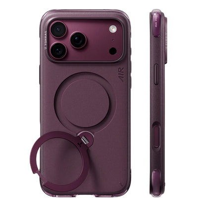 MagSafe Case for Apple iPhone 18 Pro Max / 17 Pro Max, Torras, Ostand Q3 Air Essential, Purple