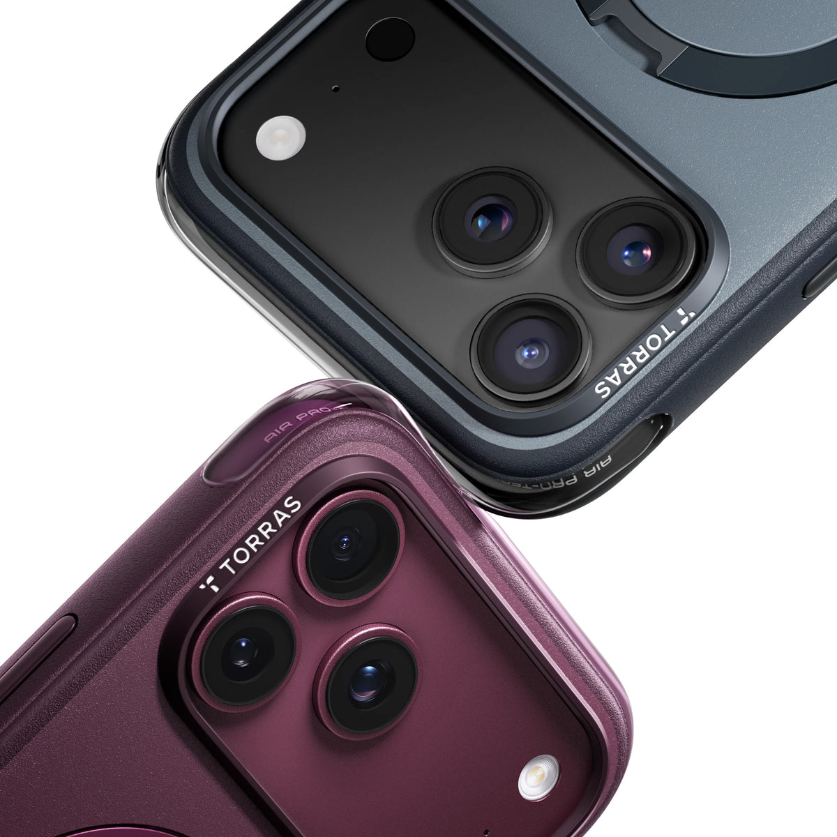 MagSafe Case for Apple iPhone 18 Pro Max / 17 Pro Max, Torras, Ostand Q3 Air Essential, Purple