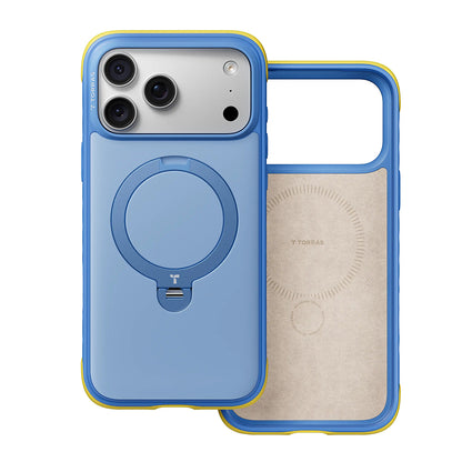 MagSafe Case for Apple iPhone 18 Pro Max / 17 Pro Max, Torras, Ostand Q3 Rugged, Blue