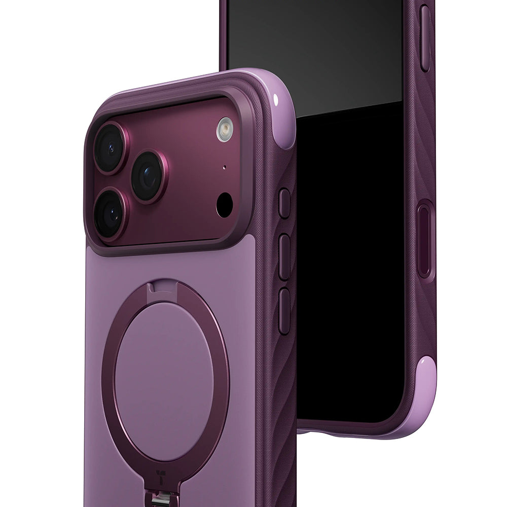 MagSafe Case for Apple iPhone 18 Pro Max / 17 Pro Max, Torras, Ostand Q3 Rugged, Black