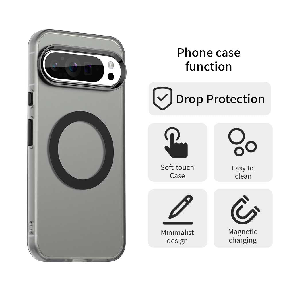 MagSafe Case for Google Pixel 10 Pro / 10, Techsuit, CandyCase, Black