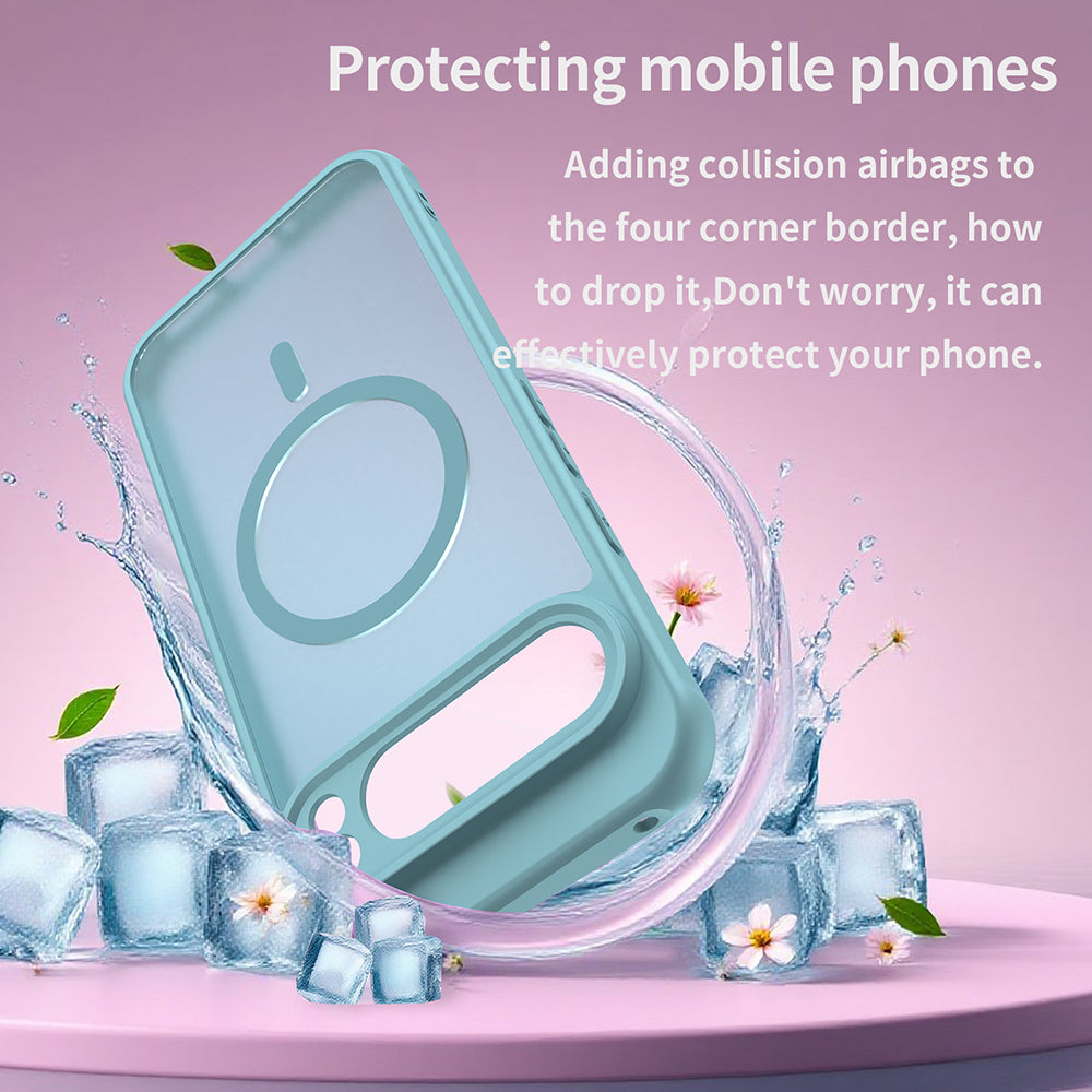 MagSafe Case for Google Pixel 10 Pro, Techsuit, HaloFrost II, Light Green