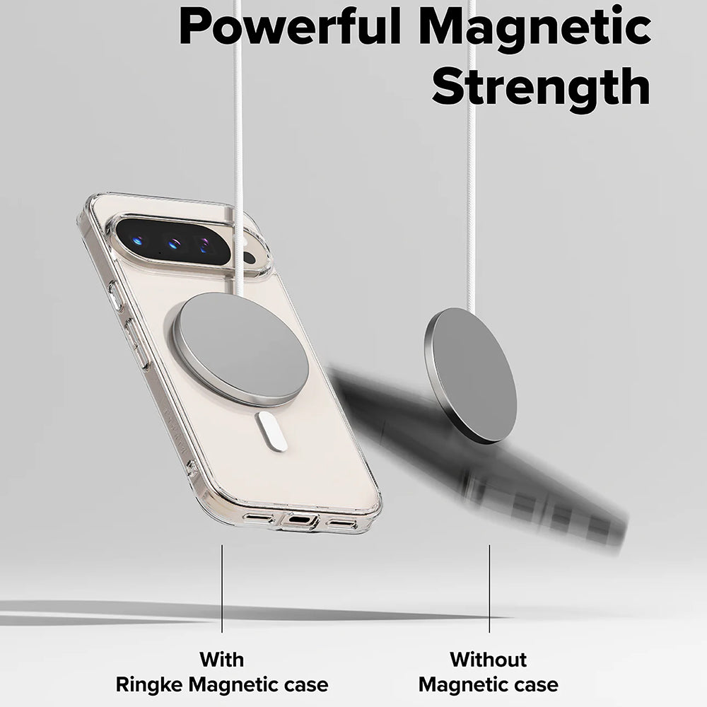 MagSafe Case for Google Pixel 10 Pro XL, Ringke, Fusion, Transparent