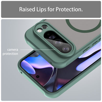 MagSafe Case for Google Pixel 10 Pro XL, Techsuit, HaloFrost II, Green