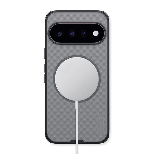 MagSafe Case for Google Pixel 11, Nillkin Super Shield Pro, Satin Black Transparent