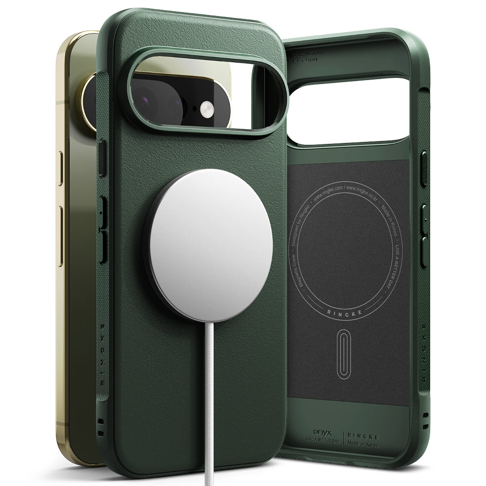 MagSafe Case for Google Pixel 11 Pro XL, Ringke, Onyx, Dark Green