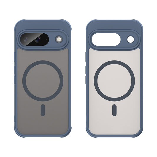 MagSafe Case for Google Pixel 9, Techsuit, HaloFrost II, Navy Blue