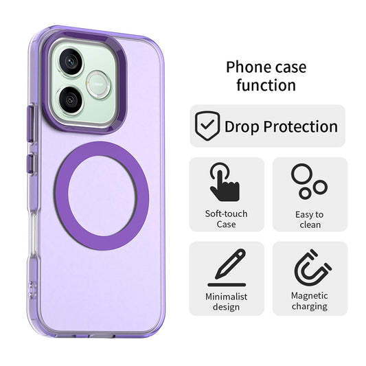 MagSafe Case for Honor 600 Lite, Techsuit, CandyCase, Purple