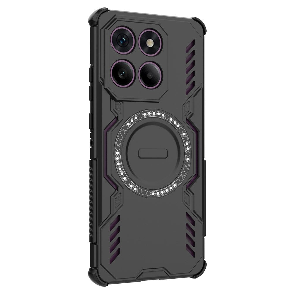 MagSafe Case for Motorola Edge 60 Pro, Techsuit, ArmorMag, Black