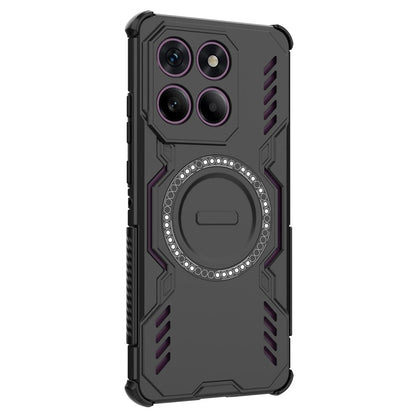 MagSafe Case for Motorola Edge 60 Pro, Techsuit, ArmorMag, Black