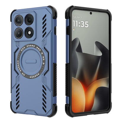 MagSafe Case for Motorola Edge 70 Max, Techsuit, ArmorMag, Blue