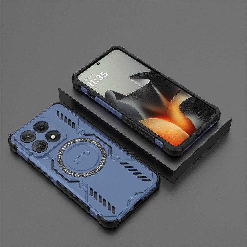 MagSafe Case for Motorola Edge 70 Max, Techsuit, ArmorMag, Blue