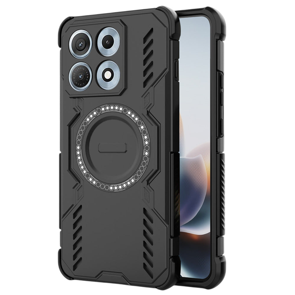 MagSafe Case for Motorola Edge 70 Max, Techsuit, ArmorMag, Black