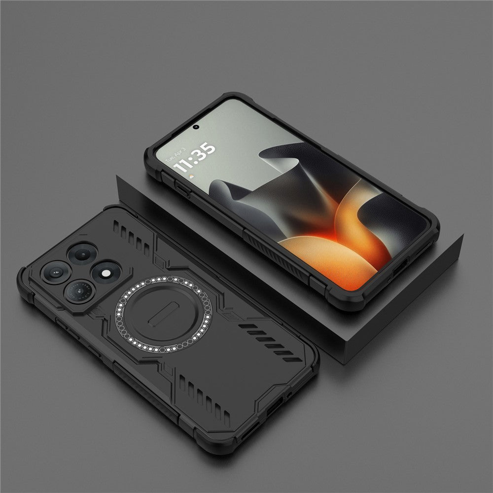 MagSafe Case for Motorola Edge 70 Max, Techsuit, ArmorMag, Black