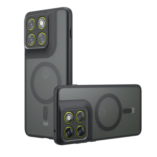 MagSafe Case for Motorola Edge 70, Techsuit, PureFrost, Satin Black