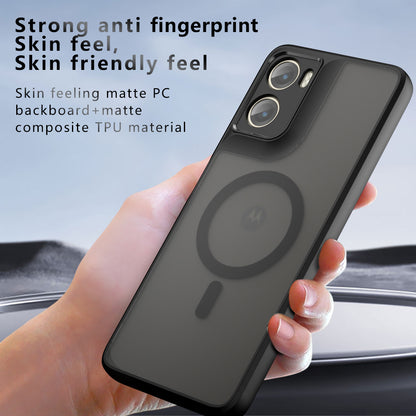 MagSafe Case for Motorola Moto G06, Techsuit, PureFrost, Satin Black