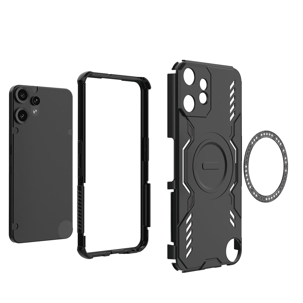 MagSafe Case for Nothing CMF Phone 2 Pro, Techsuit, ArmorMag, Blue