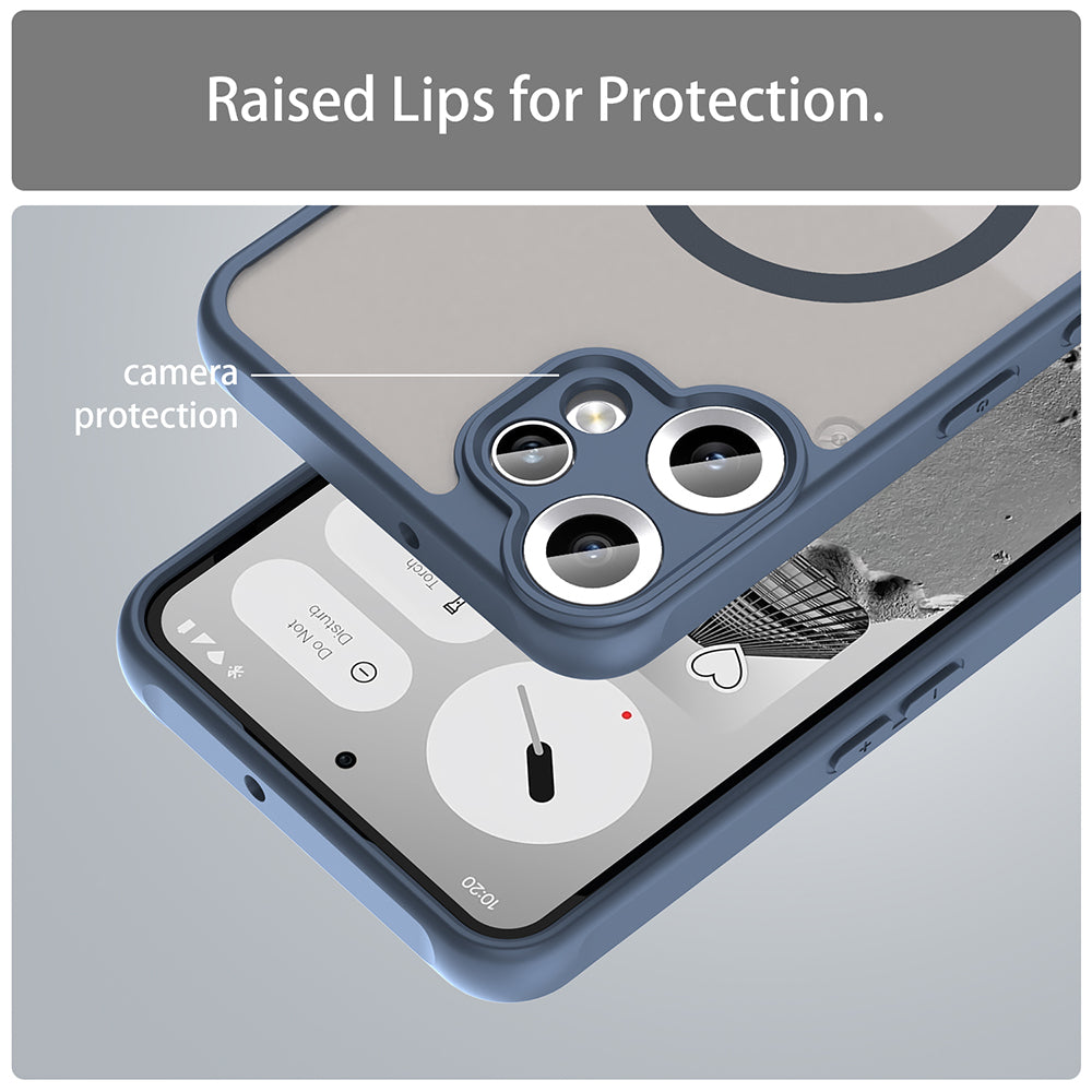 MagSafe Case for Nothing CMF Phone 2 Pro, Techsuit, HaloFrost II, Navy Blue