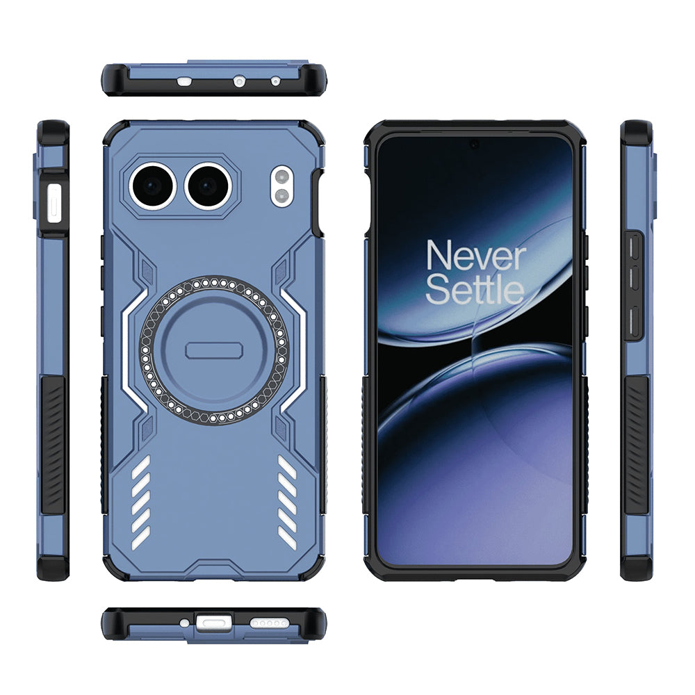 MagSafe Case for OnePlus Nord 4, Techsuit, ArmorMag, Blue