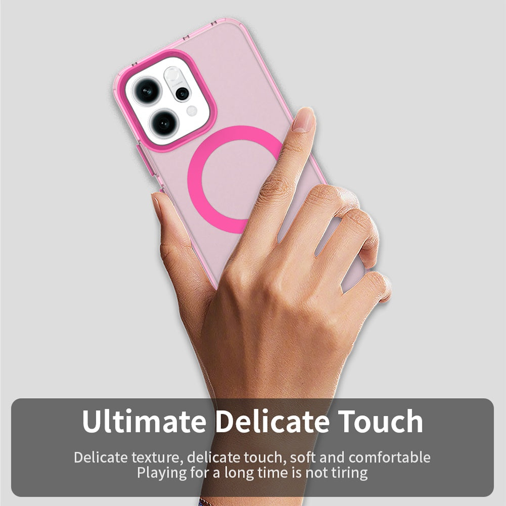 MagSafe Case for Oppo Reno14, Techsuit, CandyCase, Pink