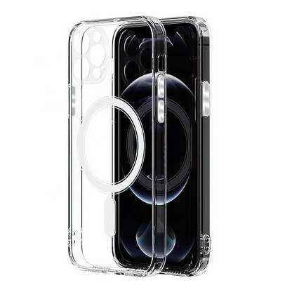 MagSafe Case for Samsung Galaxy A57 5G, OEM, 1800 Gauss, Transparent