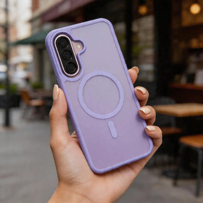 MagSafe Case for Samsung Galaxy A57 5G, Tech-Protect, Magmat, Matte Purple