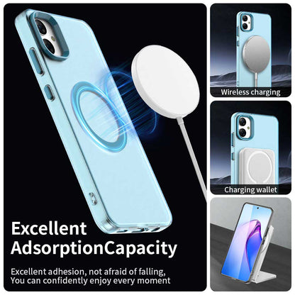MagSafe Case for Samsung Galaxy A05 A055, Techsuit, CandyCase, Blue