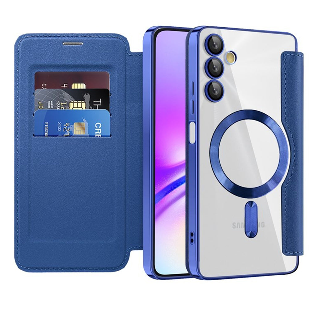 MagSafe Case for Samsung Galaxy A05s A057, Techsuit, SmartMag Book, Blue