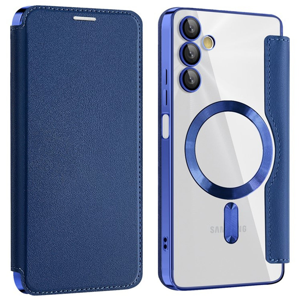 MagSafe Case for Samsung Galaxy A05s A057, Techsuit, SmartMag Book, Blue