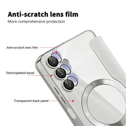 MagSafe Case for Samsung Galaxy A05s A057, Techsuit, SmartMag Book, Gray