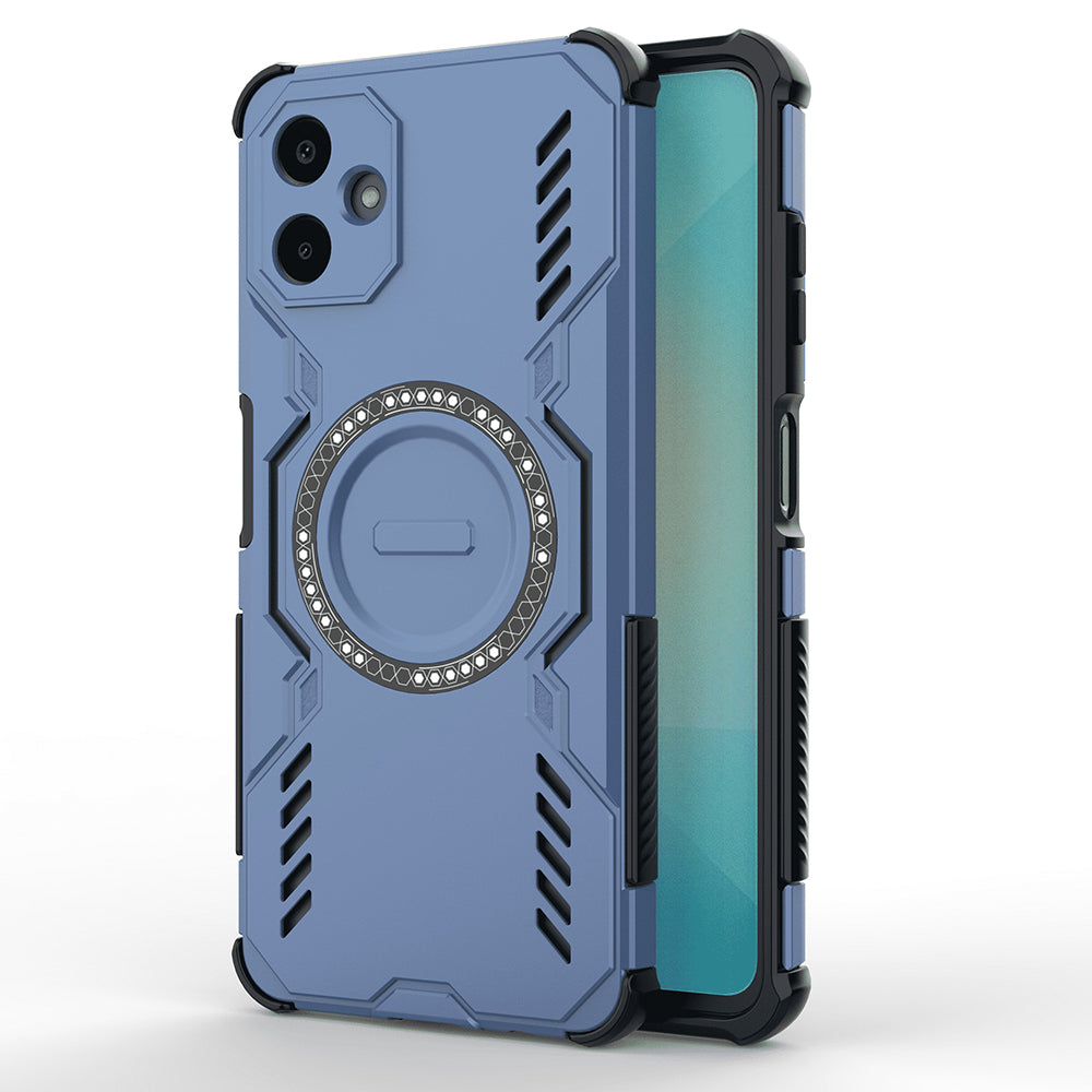 MagSafe Case for Samsung Galaxy A06 A065, Techsuit, ArmorMag, Blue