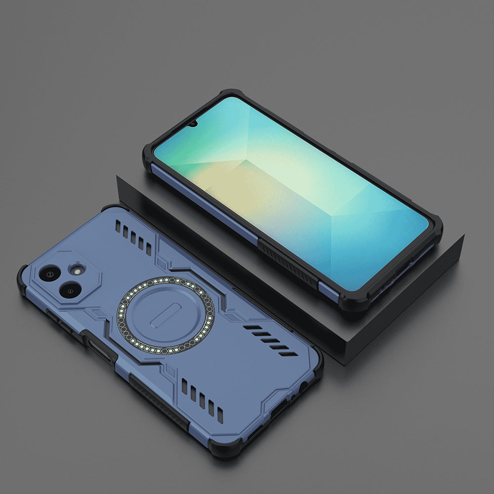 MagSafe Case for Samsung Galaxy A06 A065, Techsuit, ArmorMag, Blue