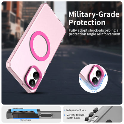 MagSafe Case for Samsung Galaxy A06 A065, Techsuit, CandyCase, Pink