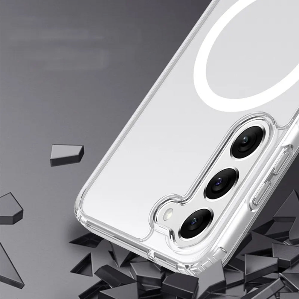 MagSafe Case for Samsung Galaxy A15 A155, Techsuit, Pro, Transparent