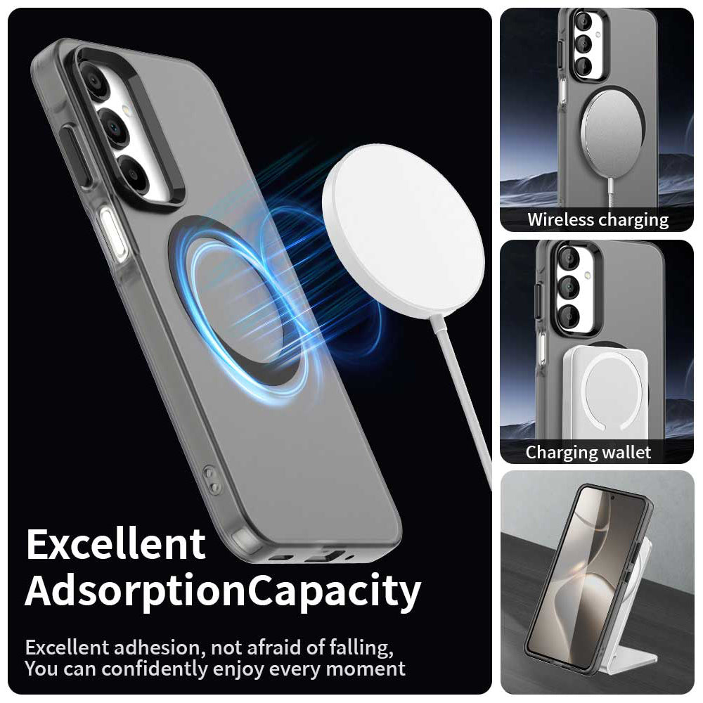 MagSafe Case for Samsung Galaxy A16 5G A166 / A16 4G A165, Techsuit, CandyCase, Black