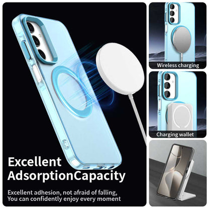 MagSafe Case for Samsung Galaxy A25 A256, Techsuit, CandyCase, Blue