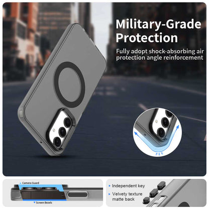 MagSafe Case for Samsung Galaxy A25 A256, Techsuit, CandyCase, Black