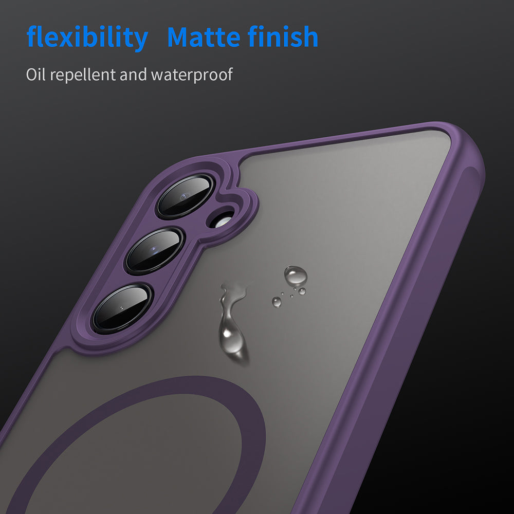 MagSafe Case for Samsung Galaxy A35 5G A356, Techsuit, HaloFrost II, Purple