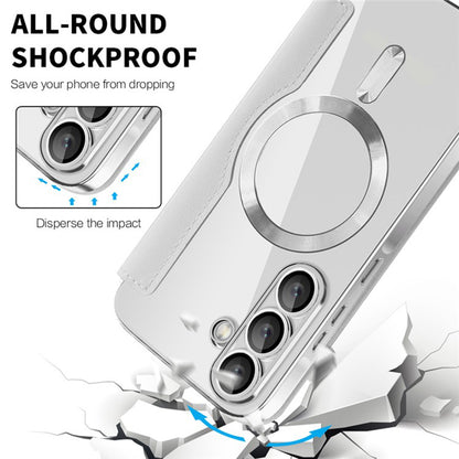 MagSafe Case for Samsung Galaxy A36 A366, Techsuit, SmartMag Book, Gray