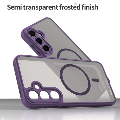 MagSafe Case for Samsung Galaxy A55 5G A556, Techsuit, HaloFrost II, Purple