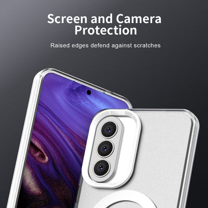 MagSafe Case for Samsung Galaxy A57 5G, Techsuit, CandyCase, White