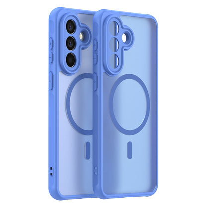 MagSafe Case for Samsung Galaxy A57 5G, Techsuit, HaloFrost II, Blue