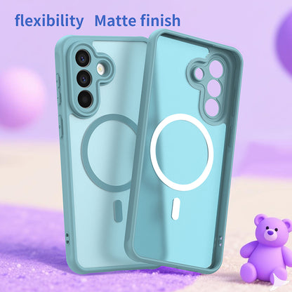 MagSafe Case for Samsung Galaxy A57 5G, Techsuit, HaloFrost II, Light Green