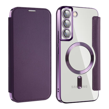 MagSafe Case for Samsung Galaxy S22+ 5G S906, Techsuit, SmartMag Book, Purple