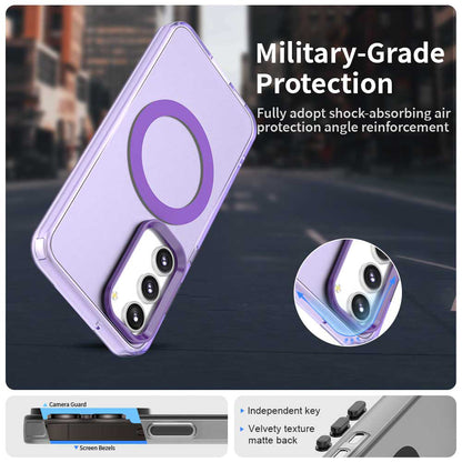 MagSafe Case for Samsung Galaxy S23 S911, Techsuit, CandyCase, Purple