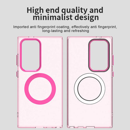 MagSafe Case for Samsung Galaxy S23 Ultra S918, Techsuit, CandyCase, Pink
