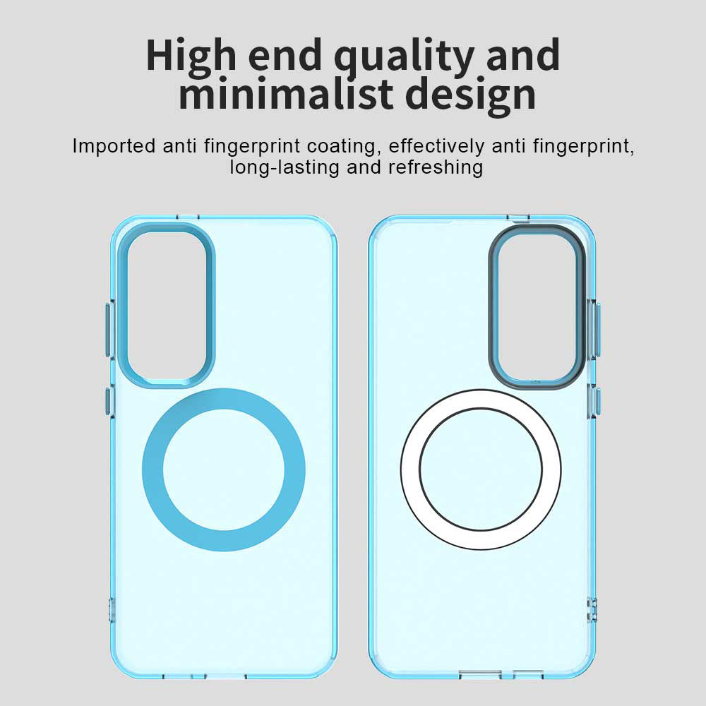 MagSafe Case for Samsung Galaxy S24 FE S721, Techsuit, CandyCase, Blue